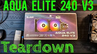 Blind and messy Thermalright Aqua Elite 240 V3 Teardown by request [upl. by Ecilahc471]