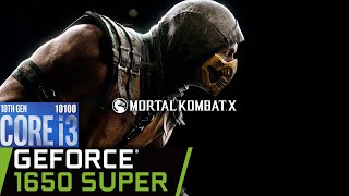 MORTAL KOMBAT X 10  GTX 1650 Super  i3 10100 ULTRA Settings benchmark [upl. by Zelig]