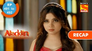 Aladdin  अलादीन  Ep 491 amp 492  RECAP [upl. by Navek654]