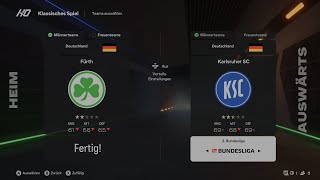 Lets Simulate FC 25 2 Bundesliga 13 Spieltag SpVgg Greuther Fürth VS KSC [upl. by Atteyek]