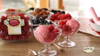 Keelings Raspberry Frozen Yoghurt [upl. by Loresz]