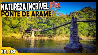 CONHEÇA A PONTE DE ARAME 🌉 SOBRE O RIO MACAÉ 🏞️ LUGAR LINDO • CHEGAMOS EM SANA  MACAÉ RJ  T1EP110 [upl. by Niwdog]