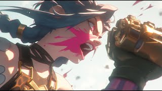 Jinx vs Vi「Arcane Season 2 AMV」 Walk [upl. by Nahtal]