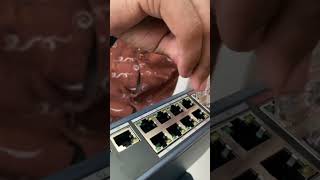 Hikvision 16Port 10100M Unmanaged PoE Switch Installation DS3E0318PEMB [upl. by Kyrstin422]