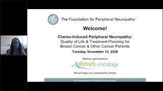 FPN Webinar ChemoInduced Peripheral Neuropathy [upl. by Nylessej167]