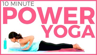 10 minute POWER Yoga for Strength amp Balance [upl. by Neerual]