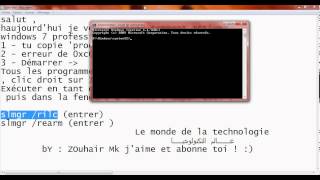 activer windows 7 professionnel 32 bits et probleme 0xc004f063 [upl. by Kinsley56]