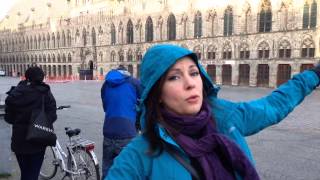 BBC Travel Show Ypres Cloth Hall cat throwing [upl. by Ahsenroc845]