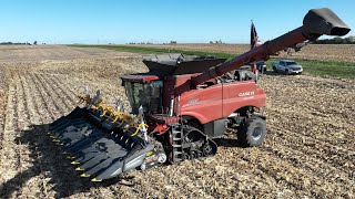 Class 8 Case IH Combine Running Up To 4000 Bushels Per Hour [upl. by Nobel]