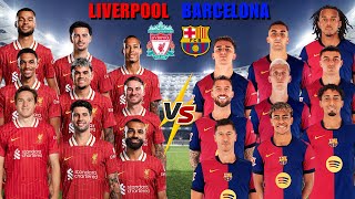 2025 Liverpool🆚 2025 Barcelona  Salah Yamal Raphinha Lewandowski Van Dijk Trent Arnold [upl. by Gwyn41]