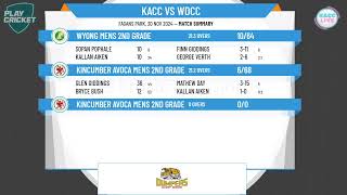 Kincumber Avoca Mens 2nd Grade v Wyong Mens 2nd Grade [upl. by Crysta]