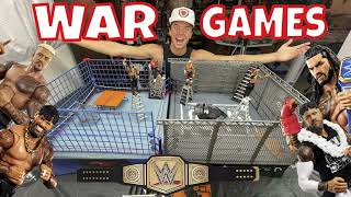 WWE WARGAMES quotBLOODLINEquot ACTION FIGURE MATCH [upl. by Vial]