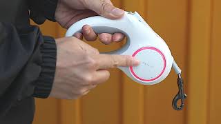 HOW TO USE THE PETKIT GO SHINE DOG RETRACTABLE LEASH [upl. by Rumery19]