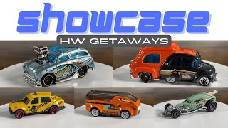 Hot Wheels Collection Showcase  Time Attaxi Surf N Turf Surf Crate The Vanster RV There Yet [upl. by Loomis]