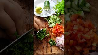 Easy Kachumber Recipe Salad asmr asmrcooking [upl. by Puto]