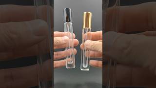 Round VS Square Mini refillable glass spray Bottle for perfumes [upl. by Nasas734]