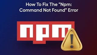 npm not working in react js npm notworking reactnative [upl. by Iridissa828]