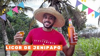 COMO FAZER LICOR DE JENIPAPO PRO SÃO JOÃO jenipapo [upl. by Rusert293]