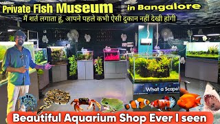 What A Scape Private Fish Museum Like Aquarium Shop in indranagar Bangalore [upl. by Ihsorih477]