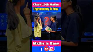 Class 10th Trigonometry Class 10 Maths  Important Question Trigonometry ytshorts shorts fun [upl. by Attelrahc]