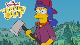 Lumberjill Marge  The Simpsons Tapped Out  Christmas Event  10 2023 [upl. by Atis]