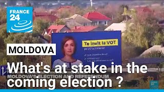 Whats at stake in Moldovas election and referendum on Oct 20 • FRANCE 24 English [upl. by Edd]