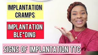 9 SIGNS YOUR EGG HAS IMPLANTED When TTC  Symptoms of IMPLANTATION  Earliest Pregnancy symptoms [upl. by Drais]