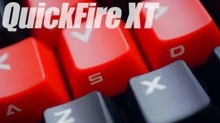 QuickFire XT Mechanical Gaming Keyboard Review BLUE Switches [upl. by Relyuhcs868]