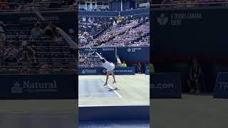 Sania Mirza serve 2022 toronto WTA tennis india [upl. by Redwine]