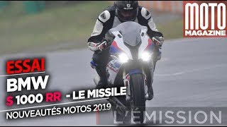 BMW S1000RR  Le missile  Essai Moto Magazine [upl. by Evvy]