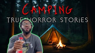 3 True Disturbing Camping at Night Horror Stories REACTION [upl. by Milano]