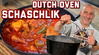 Dutch Oven Schaschlik  Westmünsterland BBQ [upl. by Armillda894]