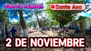 Así se vive el 2 de noviembre cementerio Santa Ana [upl. by Lledyr322]