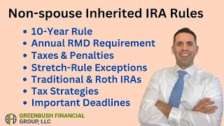 Nonspouse Beneficiary Inherited IRA Rules 10Year Rule RMD requirement Exceptions Tax Strategy [upl. by Neel]