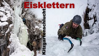 Eisklettern Pitztal  Kitzgartenschlucht [upl. by Ellessig]