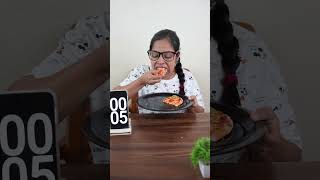 50 SECOND Pizza 🍕 CHALLENGE  Pizza Eating CHALLENGE shorts ashortaday pizza ytshorts [upl. by Lenehc]