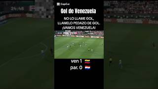 gol de venezuela a paraguay eliminatoriasdeconmebol al mundial2026 futbolshorts [upl. by Janella]