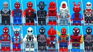 LEGO Spiderman Universe Build ALL LEGO Mile Morales Spiderman Venom Fusion Spiderman [upl. by Ayifas]