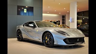 Ferrari 812 Superfast  Grigio Titanio [upl. by Linoel]