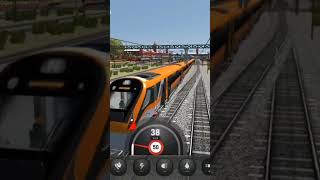 Indian Train Simulator New Update  New Orange Vande Bharat Express Game Play shorts [upl. by Nohsad]