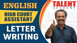 Kerala PSC English Descriptive for High Court Assistant Exam 2018  Letter Writing  Part 1 [upl. by Dylana]