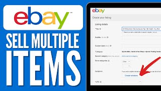 How to Sell Multiple Items in One Listing on Ebay 2023 Bulk Listing [upl. by Akilam]