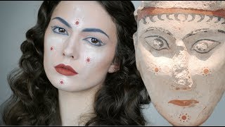 Sphinx  Ancient Greek Art Inspired Makeup [upl. by Asirret580]