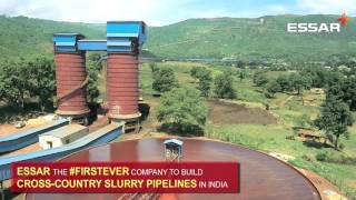 Firstever Slurry Pipeline in India  Built By Essar [upl. by Loralyn]