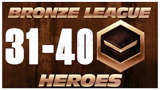 BRONZE LEAGUE HEROES  Episodes 3140  StarCraft 2  Husky [upl. by Vance]