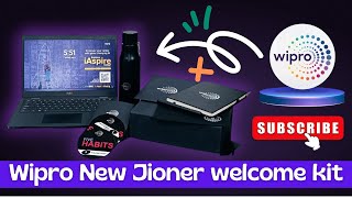 Wipro New Joiner Welcome Kit  2024 Unboxing  Wipro Freshers Kit Unboxing  Wipro Onboarding Kit [upl. by Ardnic]