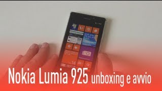 Nokia Lumia 925 unboxing e prima video prova by HDblog [upl. by Aicilet]