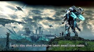 Black tar Battle Theme  Xenoblade X OST With Onscreen Lyrics HQ 1080p HD [upl. by Ley]