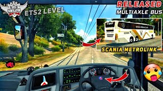 download SCANIA METROLINK MULTIAXLE BUS MOD for bus simulator indonesia  BUSSID V404 bussidmods [upl. by Aieka]