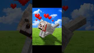 Minecraft dog 🐕✨️ realistic minecraft [upl. by Georges]